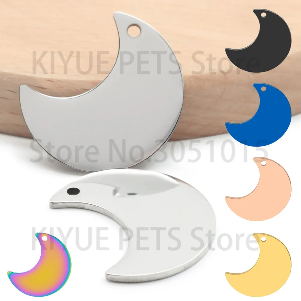 Opciones de colores del collar luna grabable