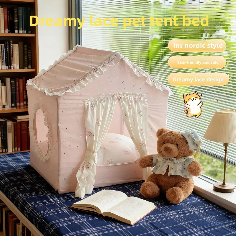 Casa para mascotas universal de cuna para perros y gatos, 2 en 1 - imagen 4
