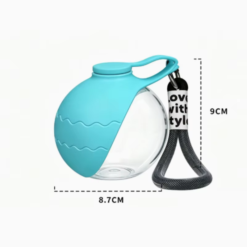 Botella Agua Portátil Plegable para Perros y Gatos – Dispensador con Gancho - imagen 5