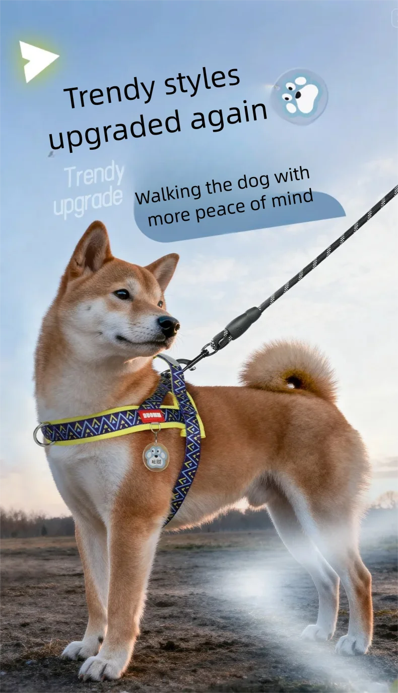 arnes reflectante ajustable para perro pequeño