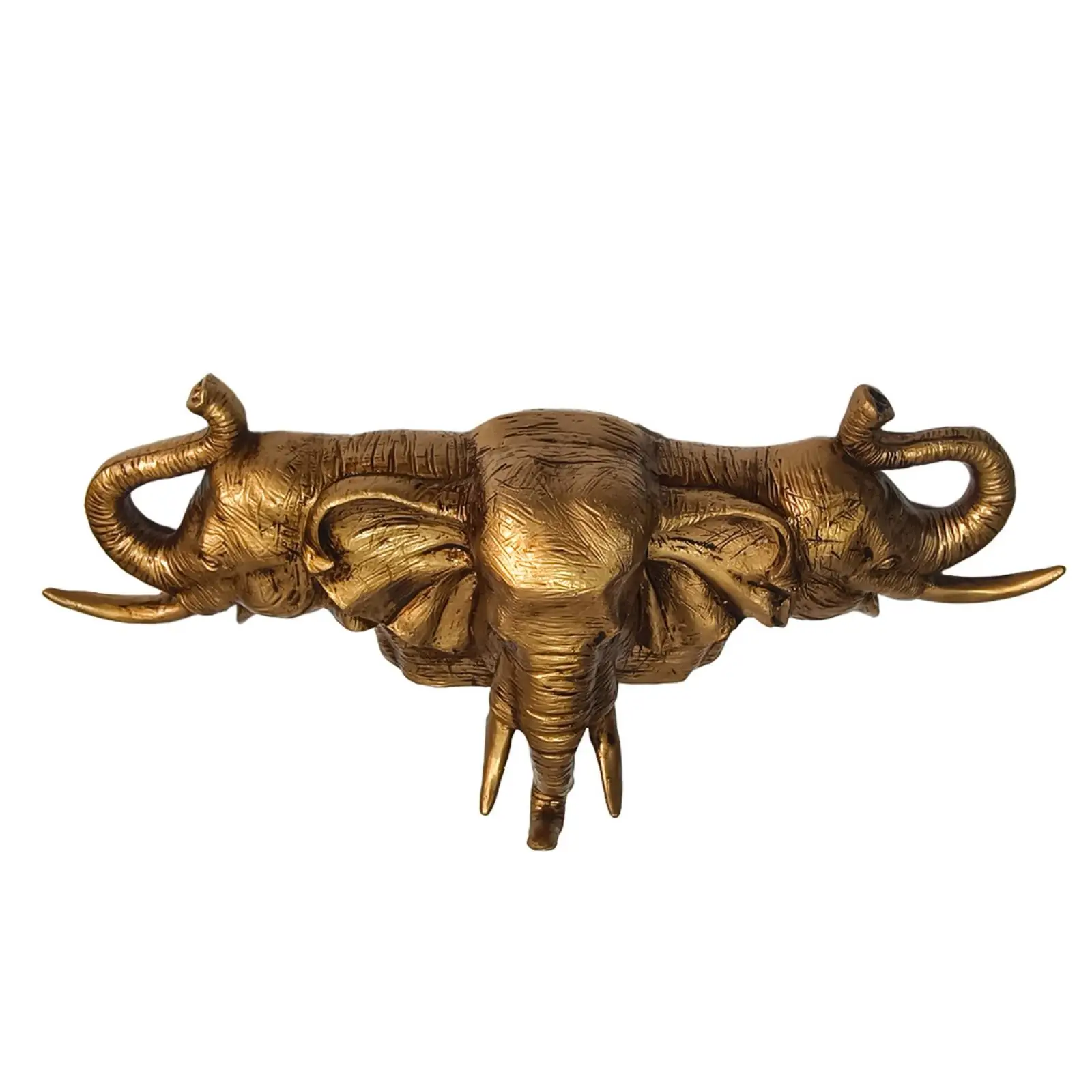 Cuadro decorativo de elefante dorado estilo vintage - imagen 5