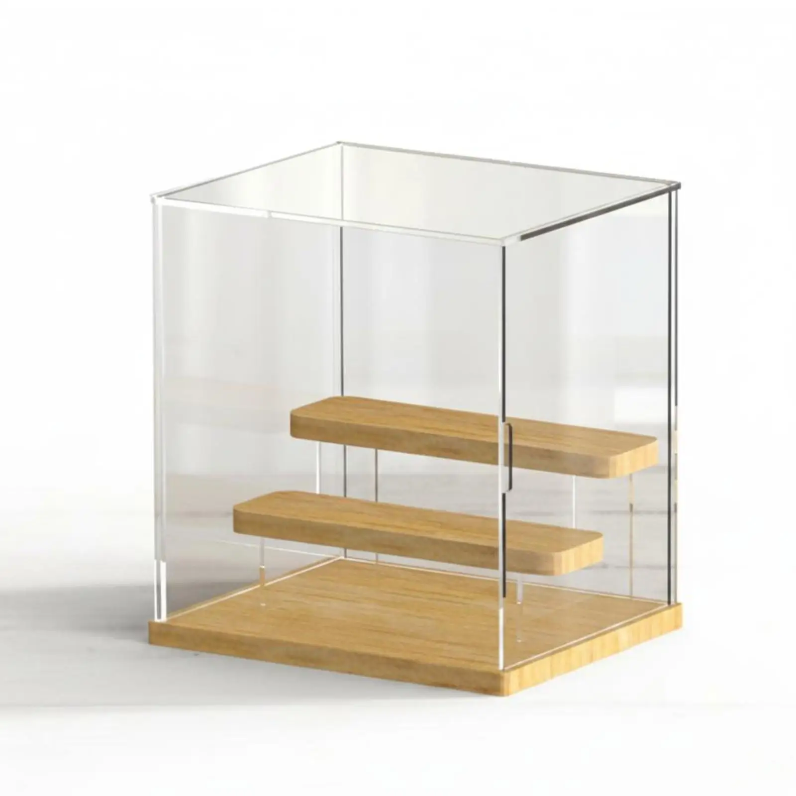 Estantes de pared para gatos: madera, acrílico y escalones - imagen 3