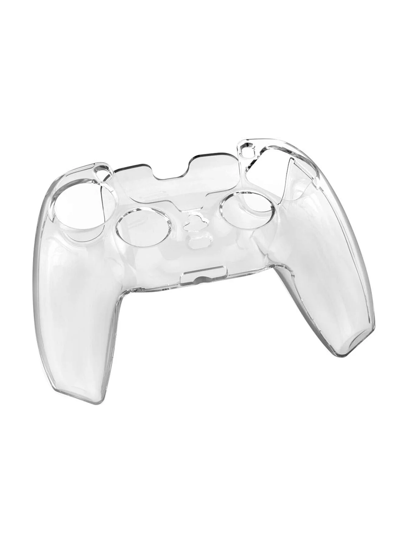 Funda protectora ultrafina transparente sobre fondo neutro