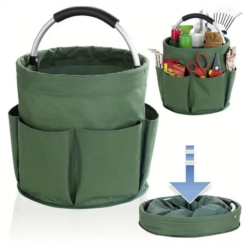 Cesta plegable multiusos para jardín, camping y exterior - imagen 5