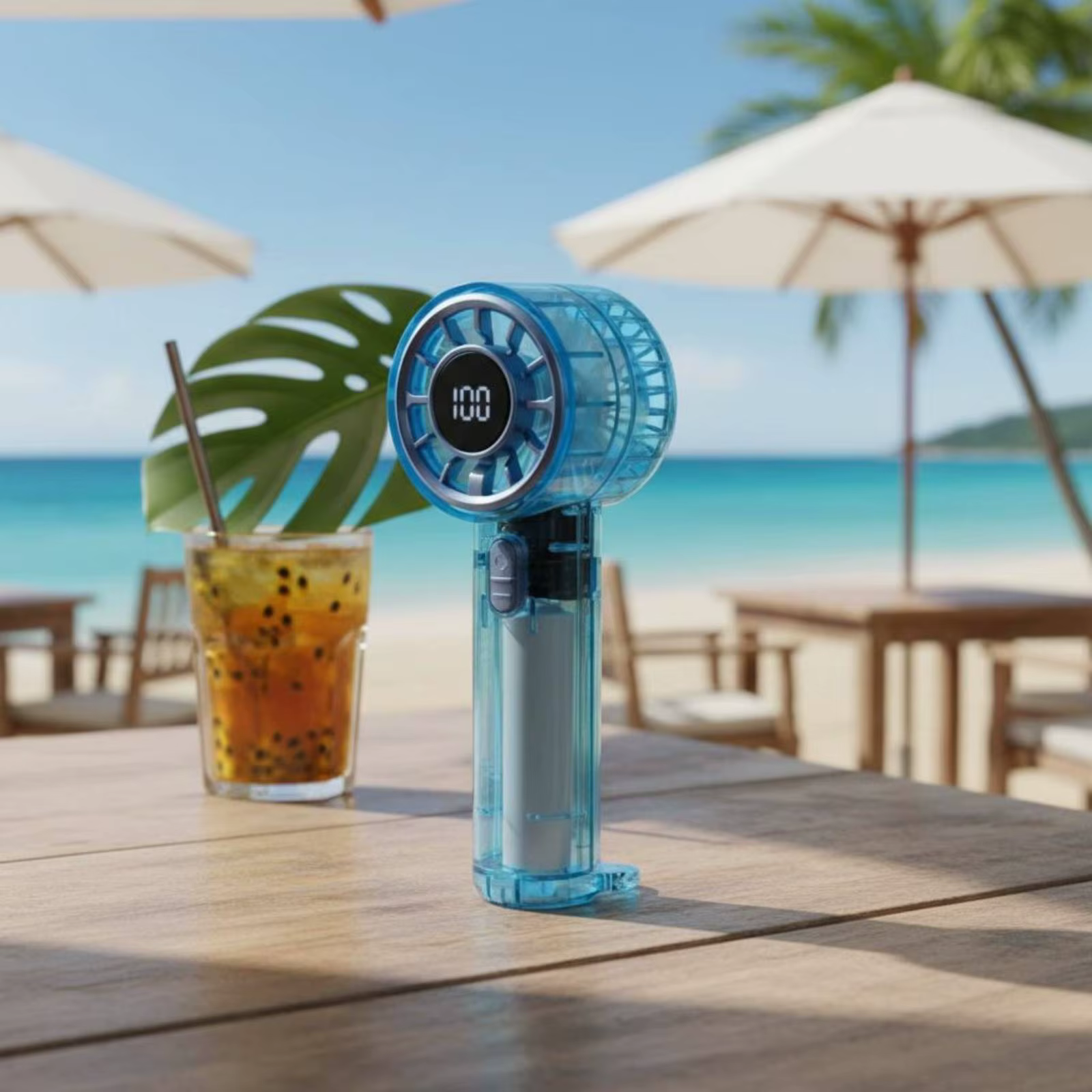 Mini ventilador portátil recargable USB para perros y gatos - imagen 4