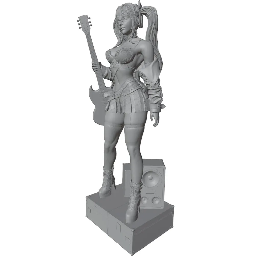 Kit modelo resina 1/24 chica 75mm sin montar ni pintar