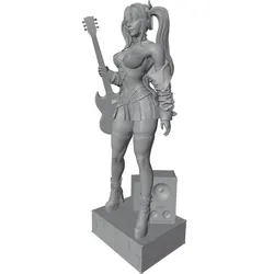 Kit modelo resina 1/24 chica 75mm sin montar ni pintar