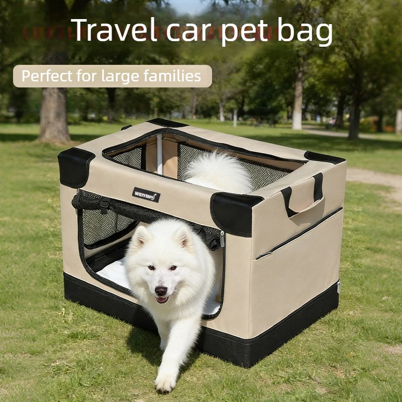 Transportín transpirable para perros grandes y gatos – jaula viaje