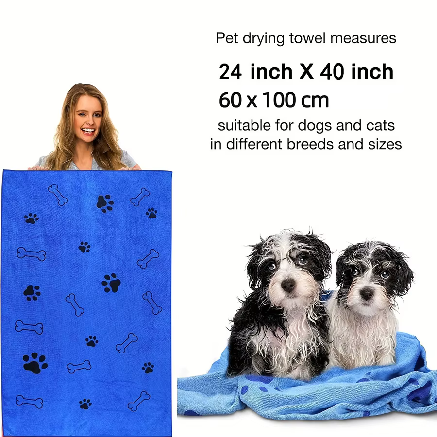 Toallas Microfibra Secado Rápido para Gatos y Perros - imagen 4