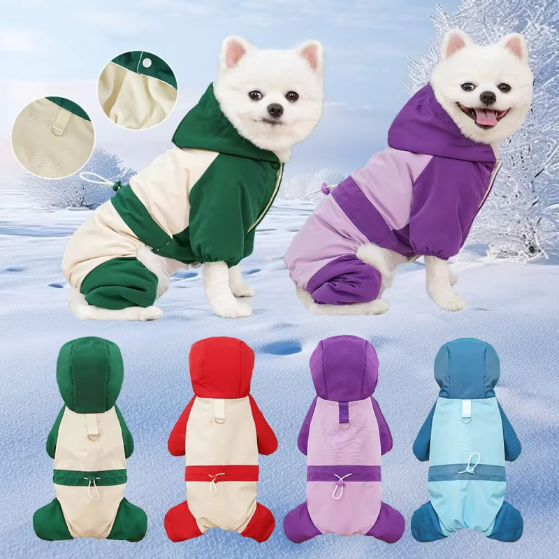 Chaqueta Impermeable para Perro – Mono de Cuatro Patas
