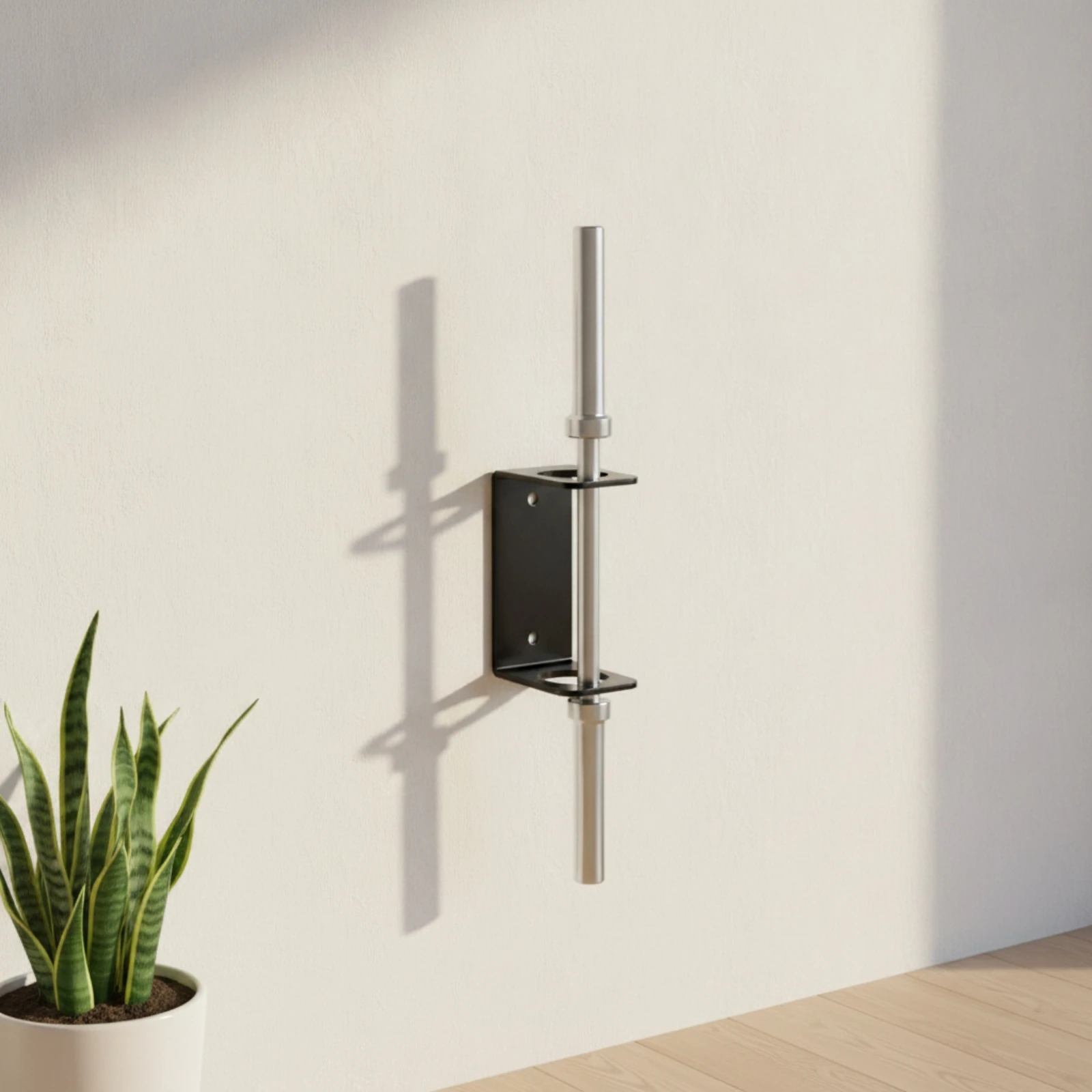 Soporte de Barra para Pared – Almacenamiento Compacto para Gimnasio en Casa - imagen 5