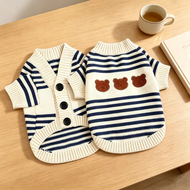 Jersey cálido de punto para gatos y perros – Suéter invierno - imagen 3
