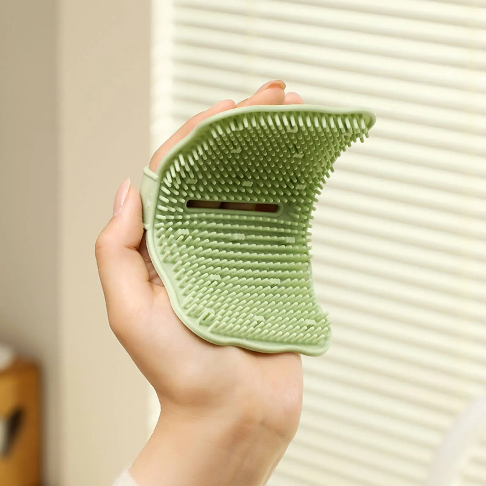 Cepillo de silicona para limpieza de juguetes de gatos y perros