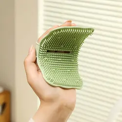 Cepillo de silicona para limpieza de juguetes de gatos y perros