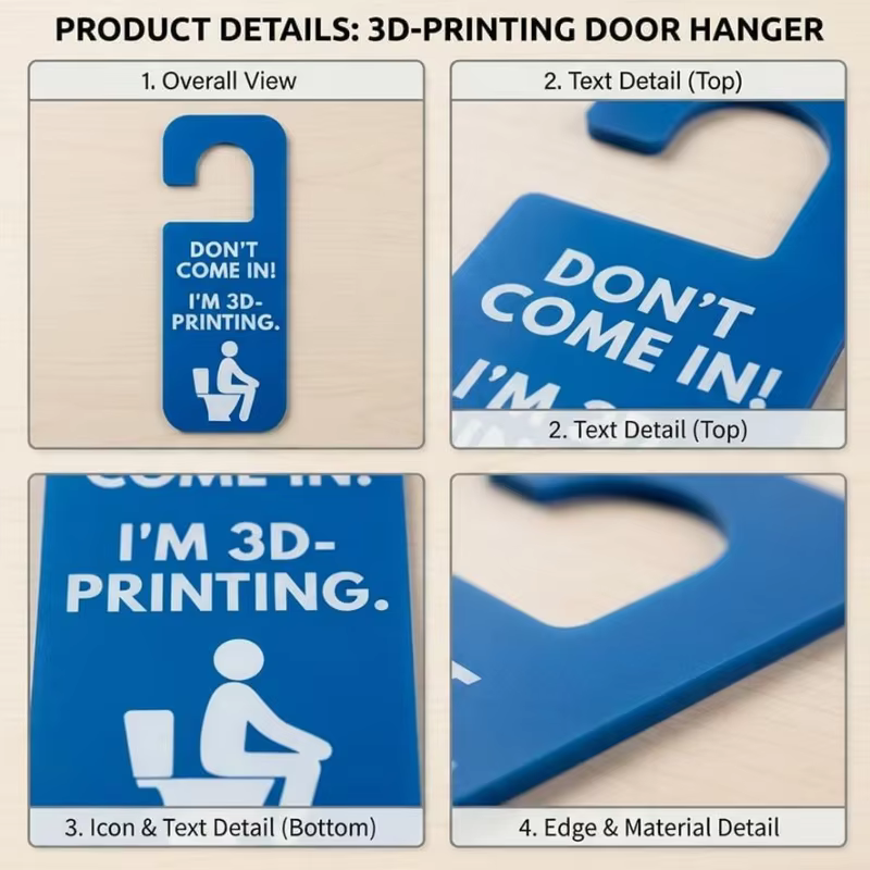Letrero Puerta No Molestar Impresión 3D – Placa Decorativa para Mascotas - imagen 3