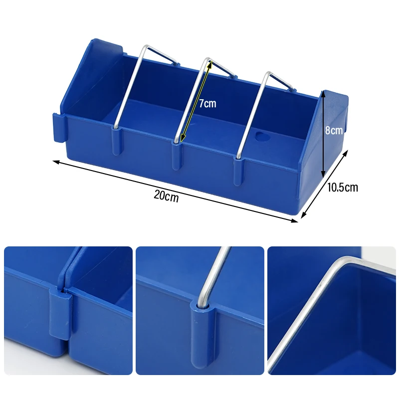 Comedero para pollos, codornices y aves de corral 20 cm - imagen 2