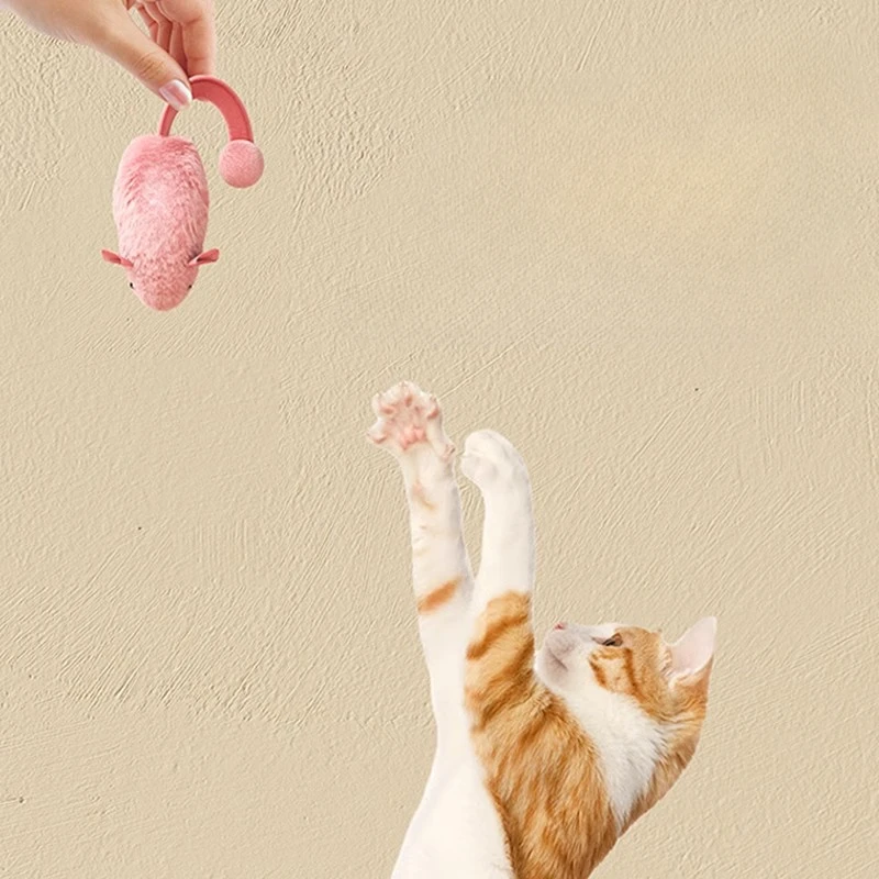 Juguetes interactivos de peluche para gatos