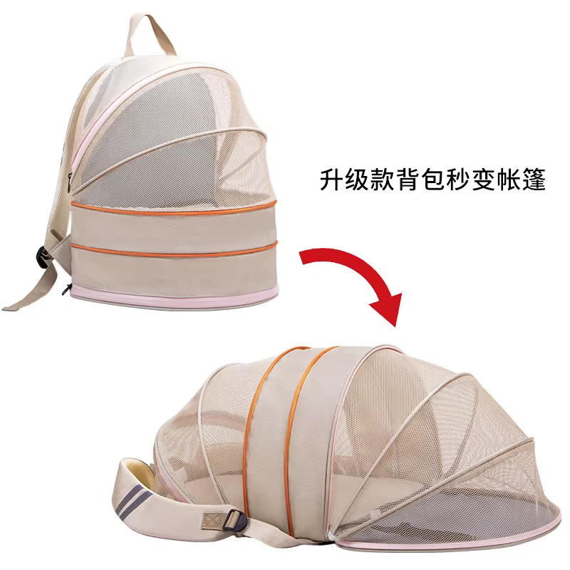 Mochila transportín expandible para gatos y perros pequeños - imagen 4