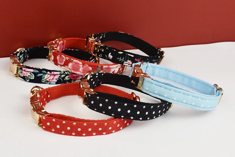 Collar con lazo azul para gato