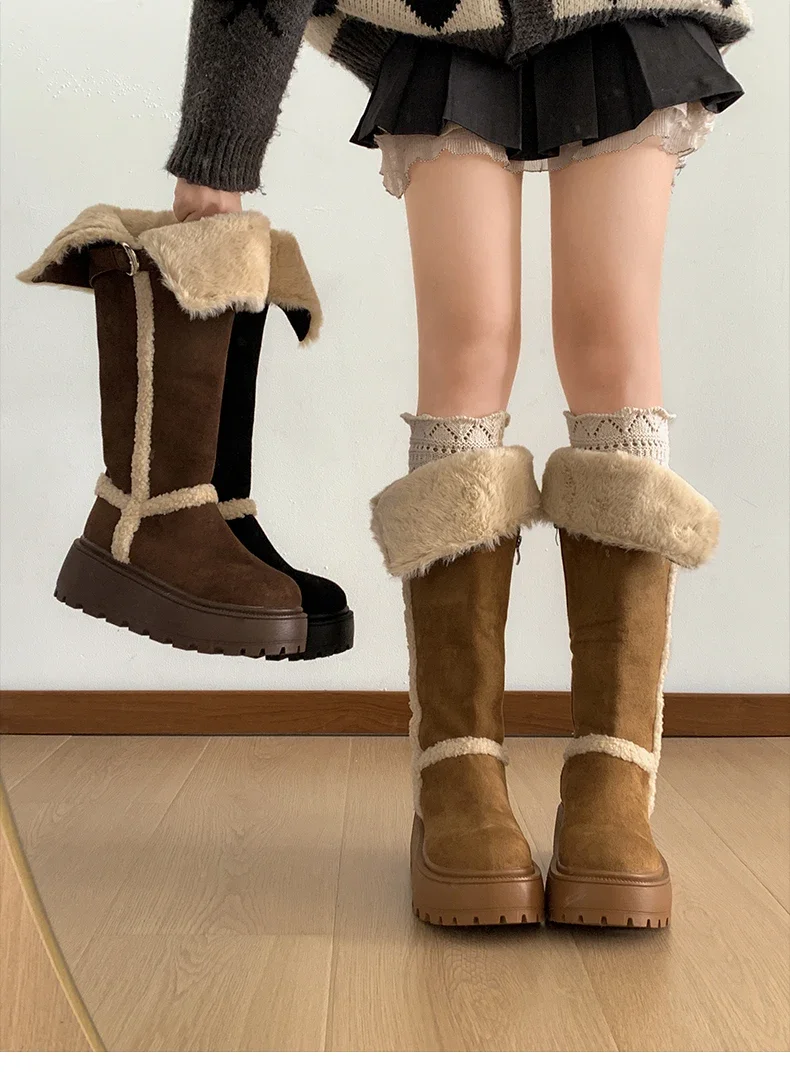 Botas platformadas estilo urbano