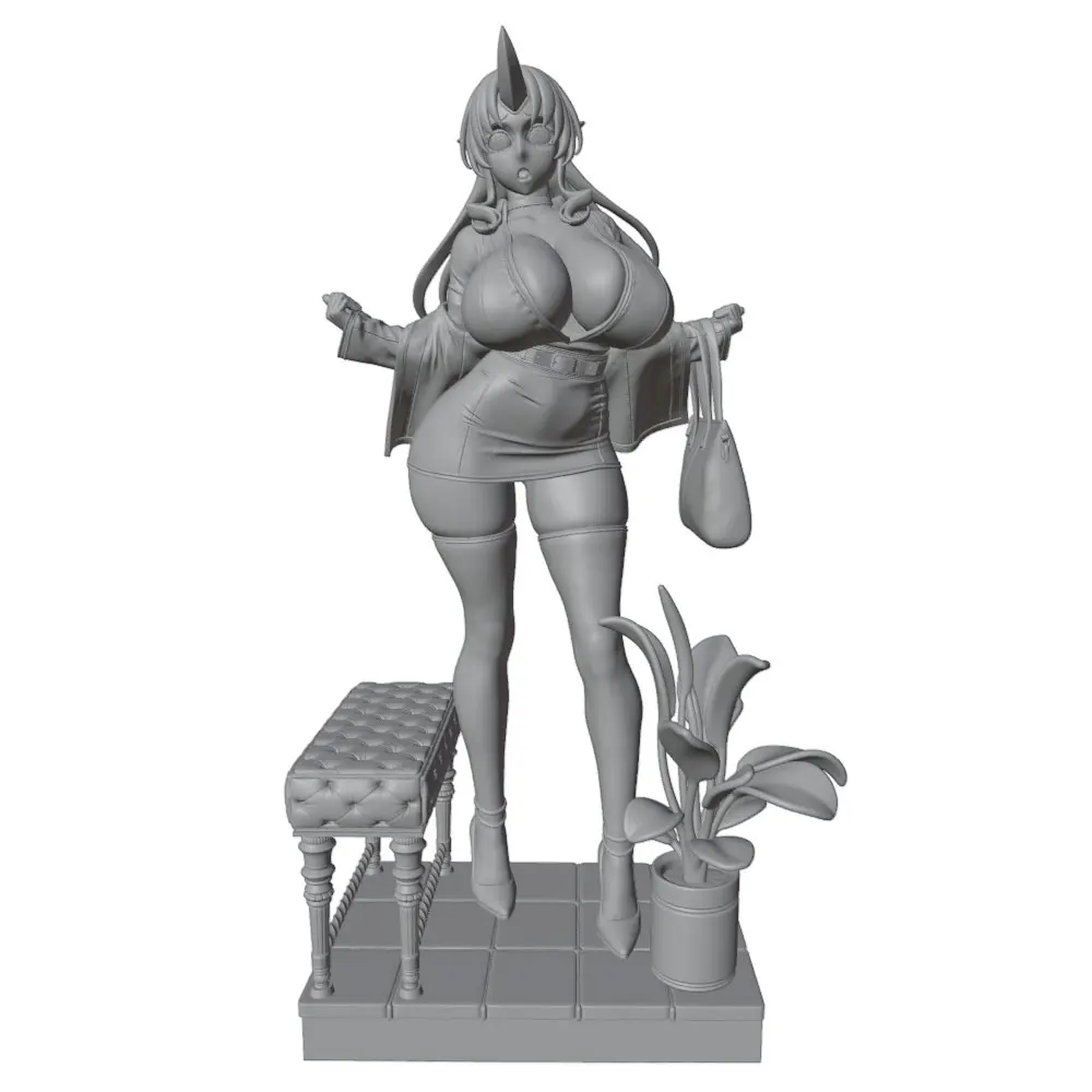Figura Resina 1/24 para Coleccionistas – Miniatura Impresa en 3D, DIY sin Pintar - imagen 3