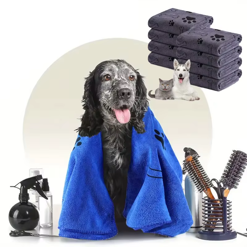 Toallas Microfibra Secado Rápido para Gatos y Perros