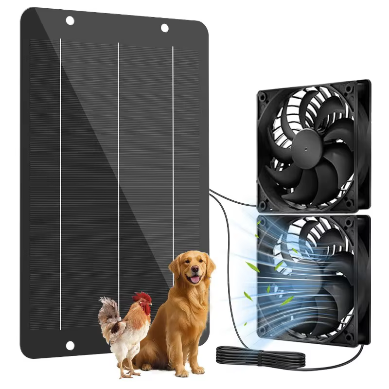 Ventilador extractor solar para casetas de perro y gallineros - imagen 5
