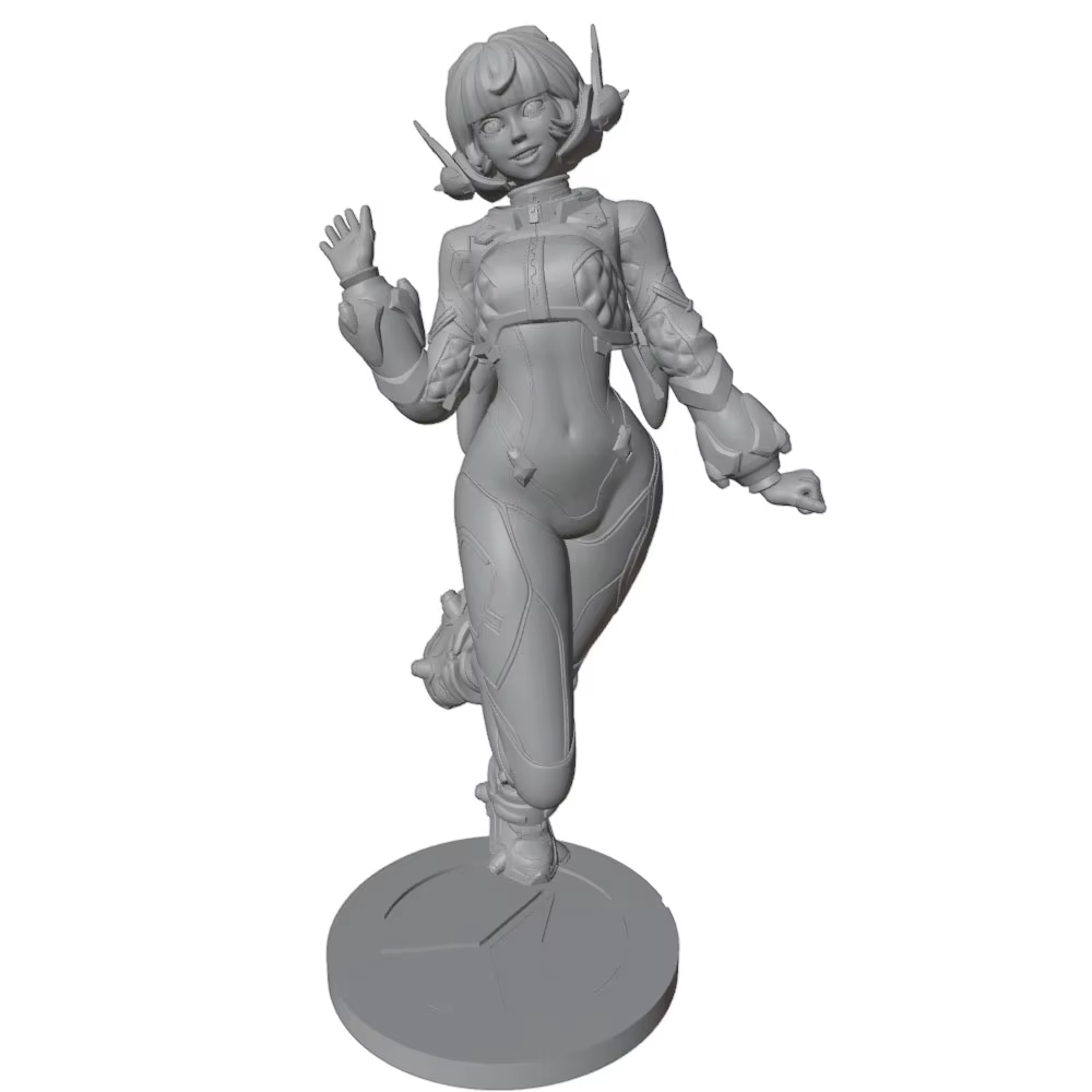 Figura decorativa DIY para gatos y perros, miniatura 3D gris - imagen 5