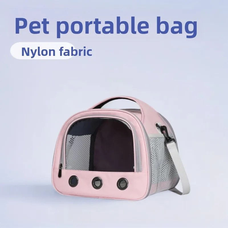 Bolsa transporte transpirable con forro rígido para conejos y cobayas - imagen 2