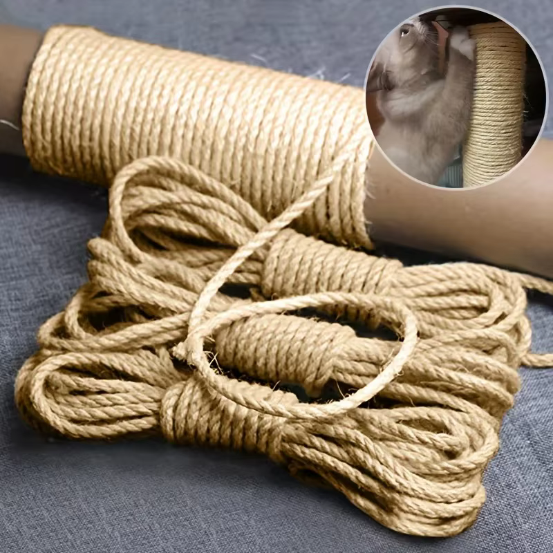 Cuerda de Yute Natural para Gatos – Rascador Resistente 10 Metros - imagen 5