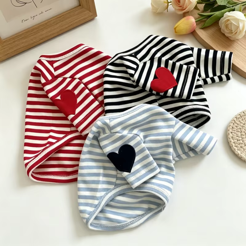 Camiseta verano corazón para perros y gatos – Top suave - imagen 3