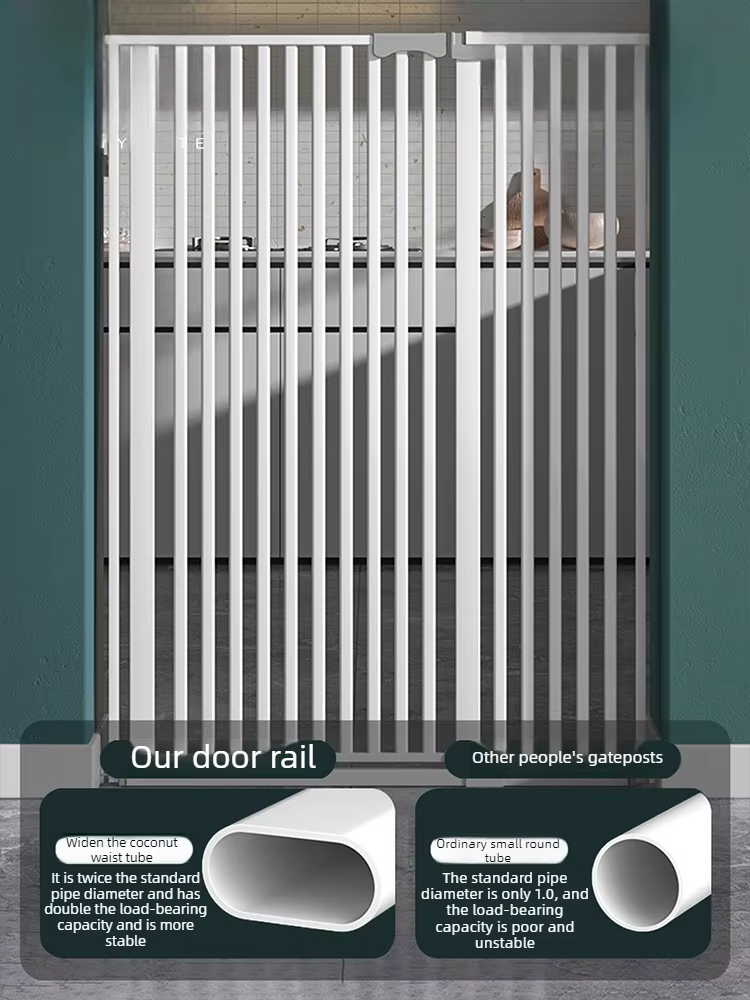Valla antiescape para gatos y perros con puerta de bloqueo - imagen 4
