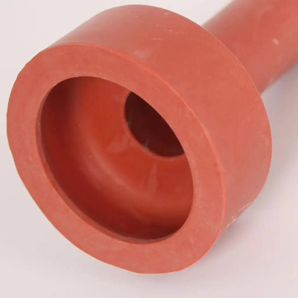 Detalle de la tetina de goma flexible