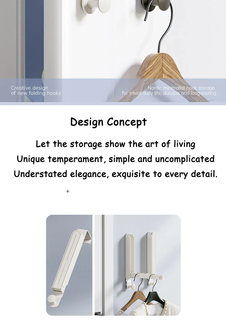 Colgador extensible en puerta de armario