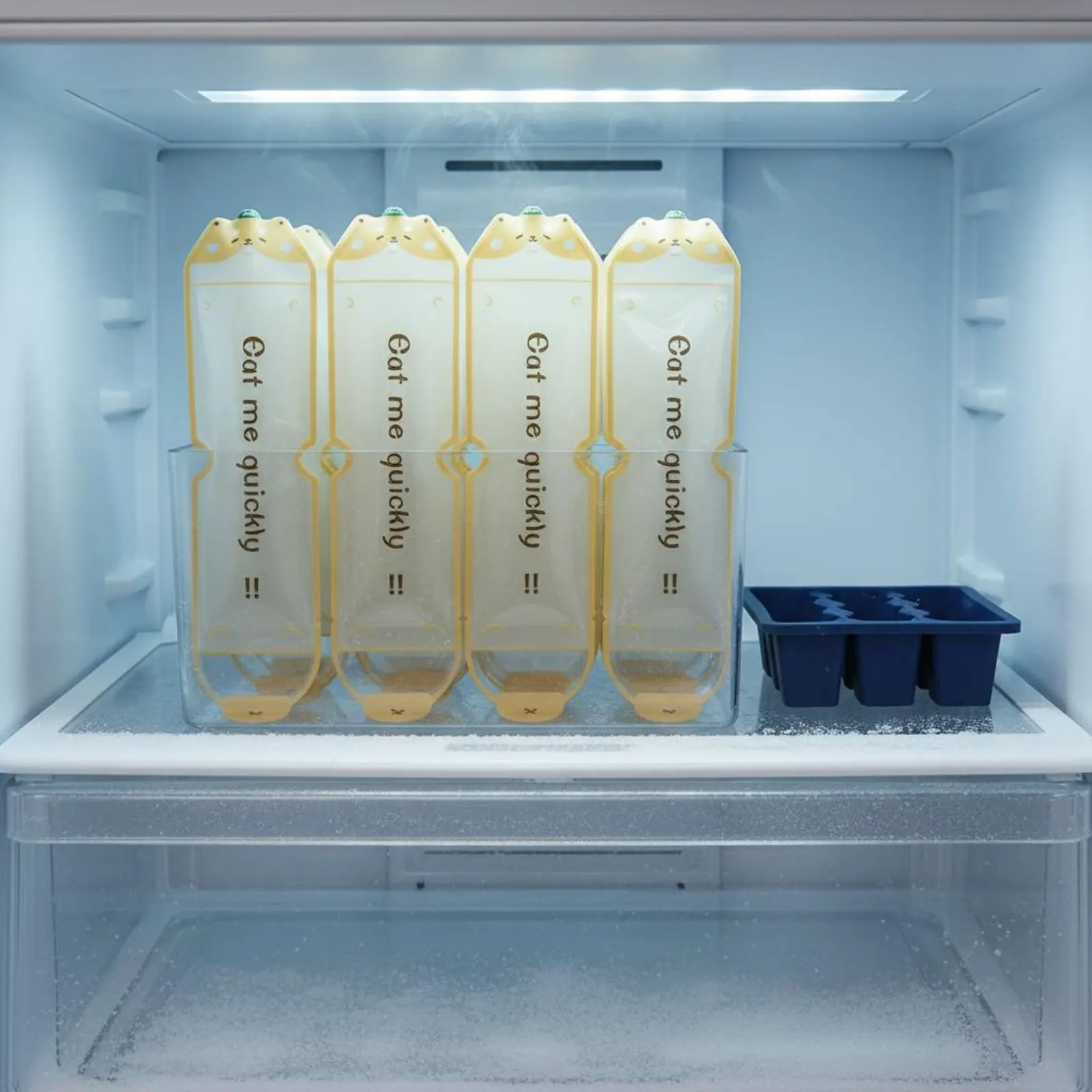 Bolsas desechables para helados y postres congelados sin desorden