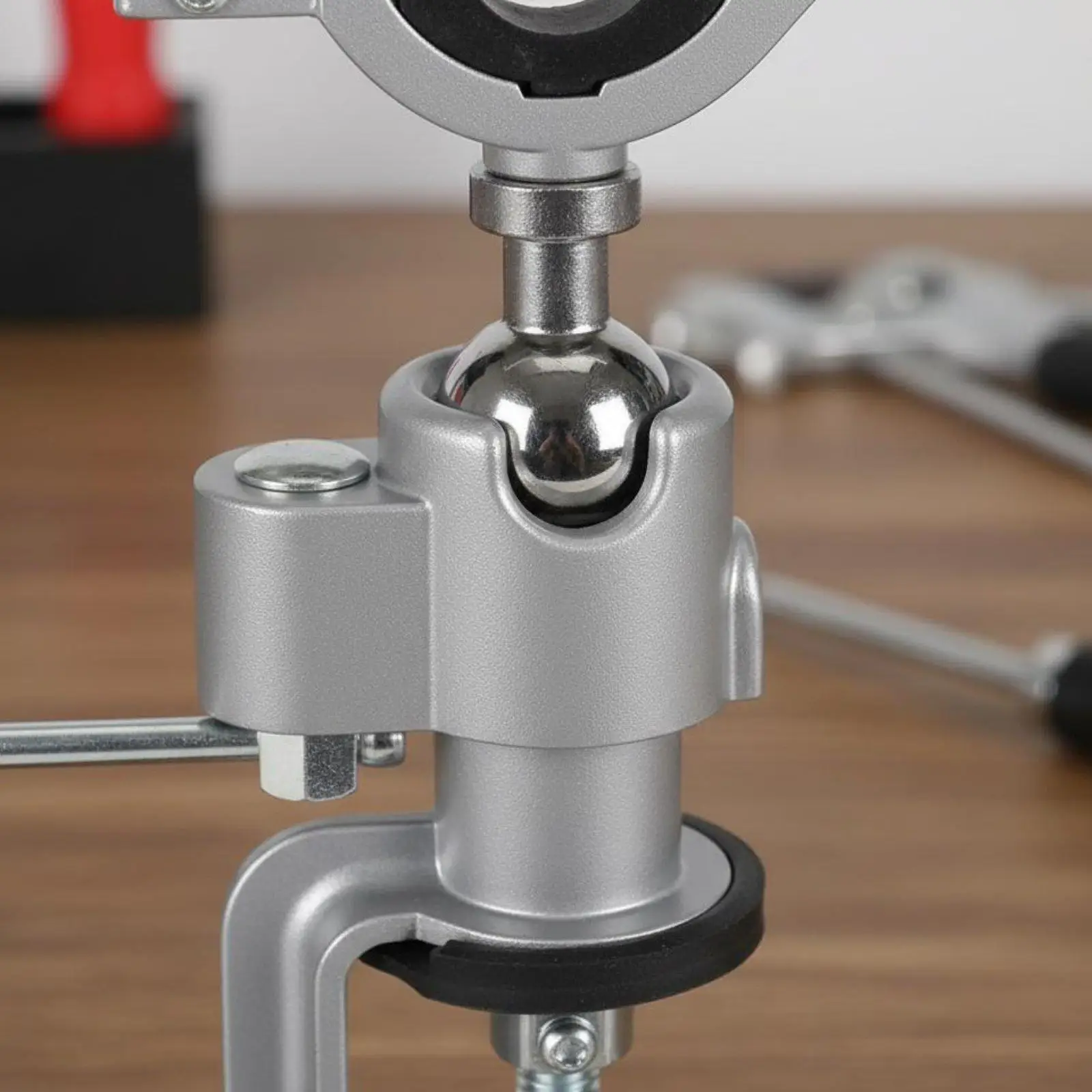 Soporte ajustable para mini taladro y herramienta rotatoria – Base de aluminio - imagen 3