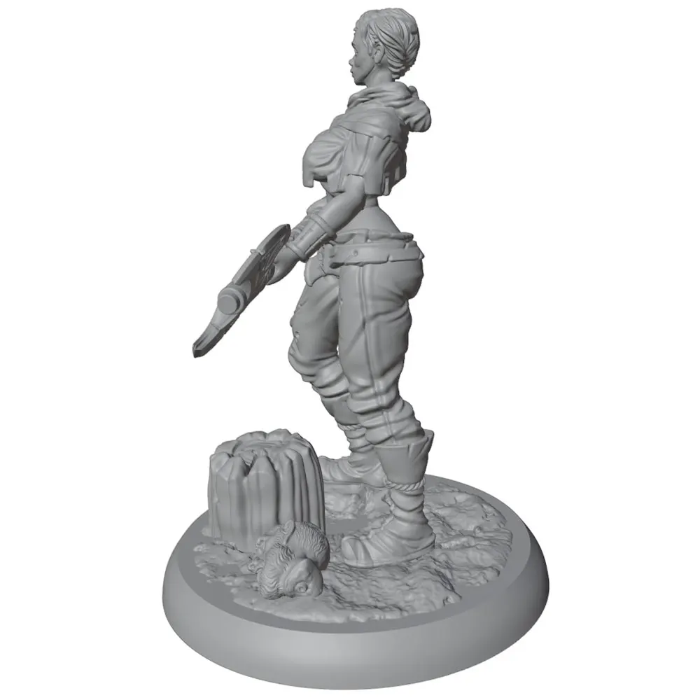 Figura Decorativa de Resina Miniatura 75 mm – Hachaíto Misterioso en Miniatura - imagen 3