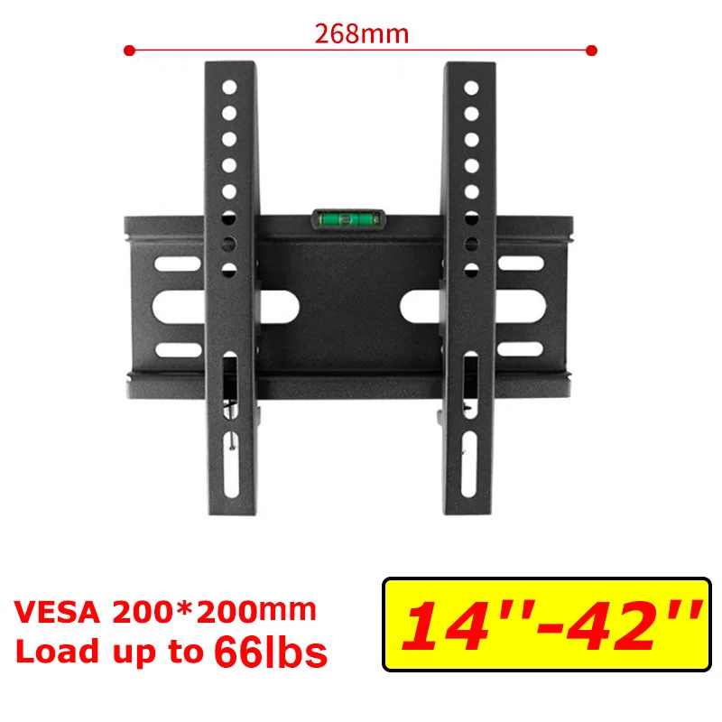 Soporte beishi de perfil bajo instalado en pared