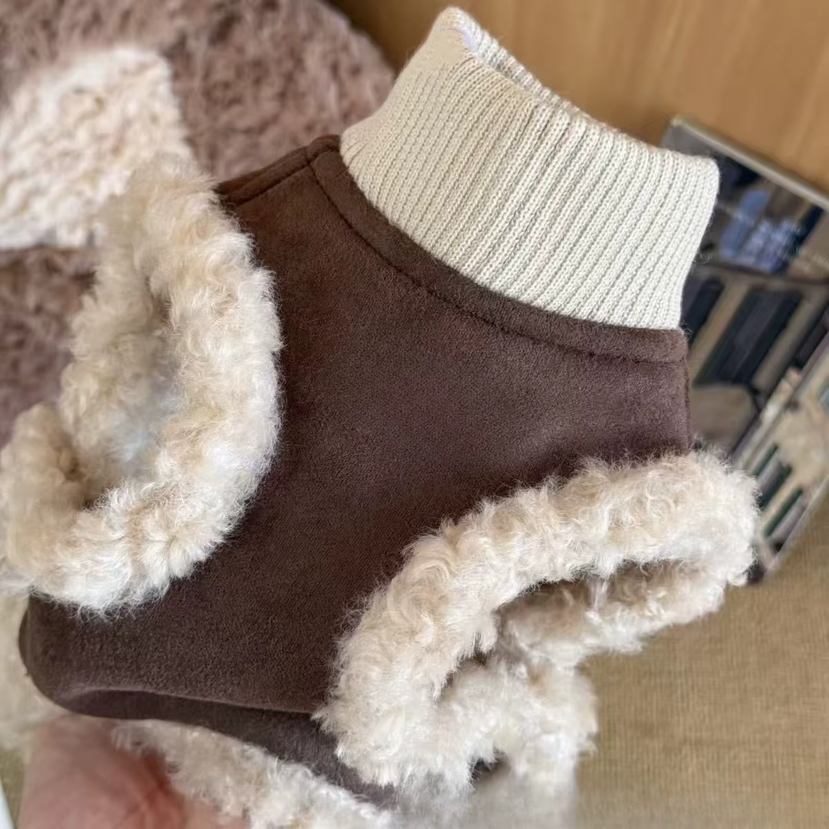 Abrigo de felpa cálido para perros pequeños, gatos y cachorros - imagen 4