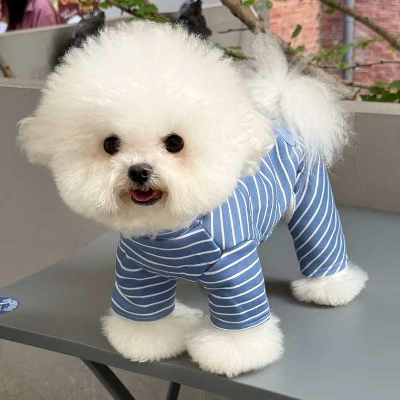 Pelele cálido oso o rayas para perros y gatos pequeños