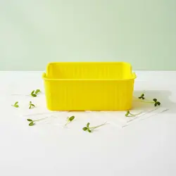 Germinador sin tierra para gatos: caja brotes frijol doble nivel