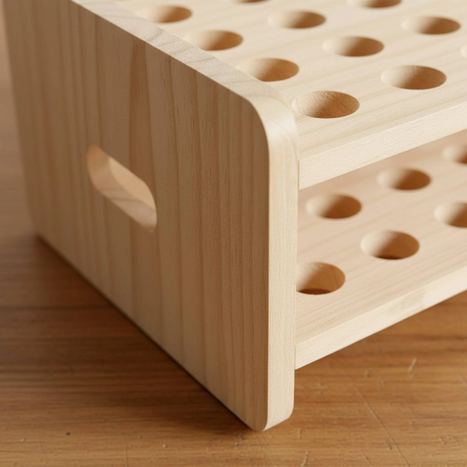 Organizador Madera para Tijeras de Peluquería Pet – Doble Nivel - imagen 3