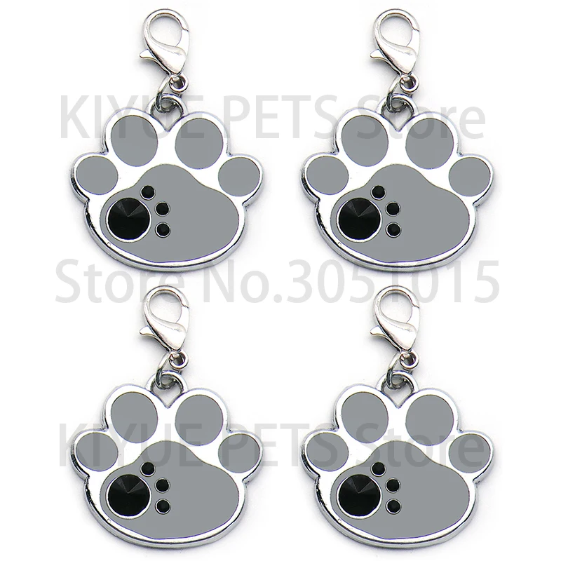Etiquetas Identificación Personalizadas Gato con Huella de Pata para Collar - imagen 3