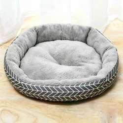 Cama de franela para gato y perro