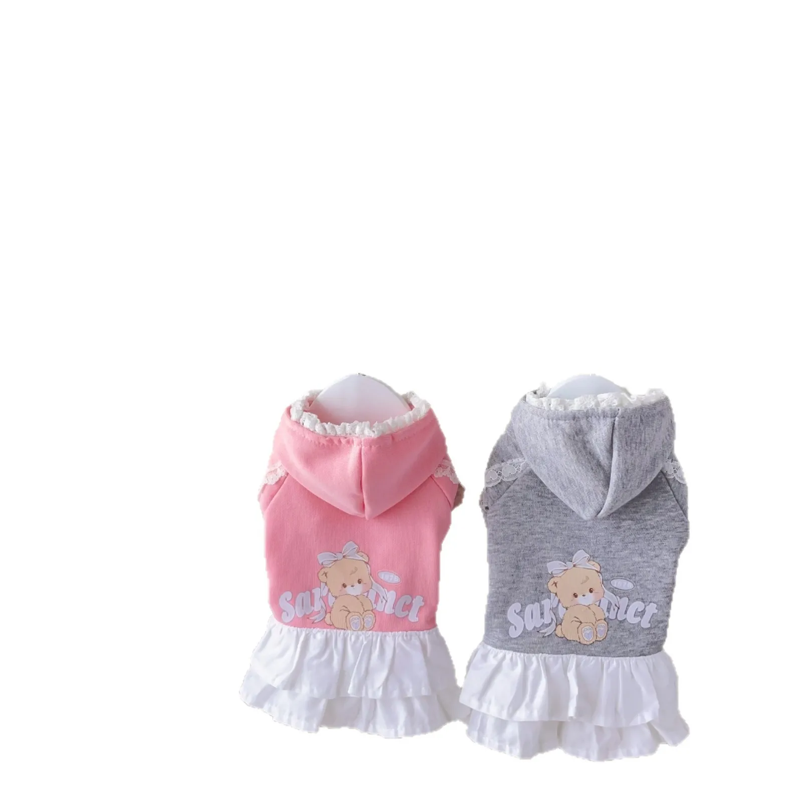 Sudadera con capucha tipo teddy para perros pequeños y cachorros