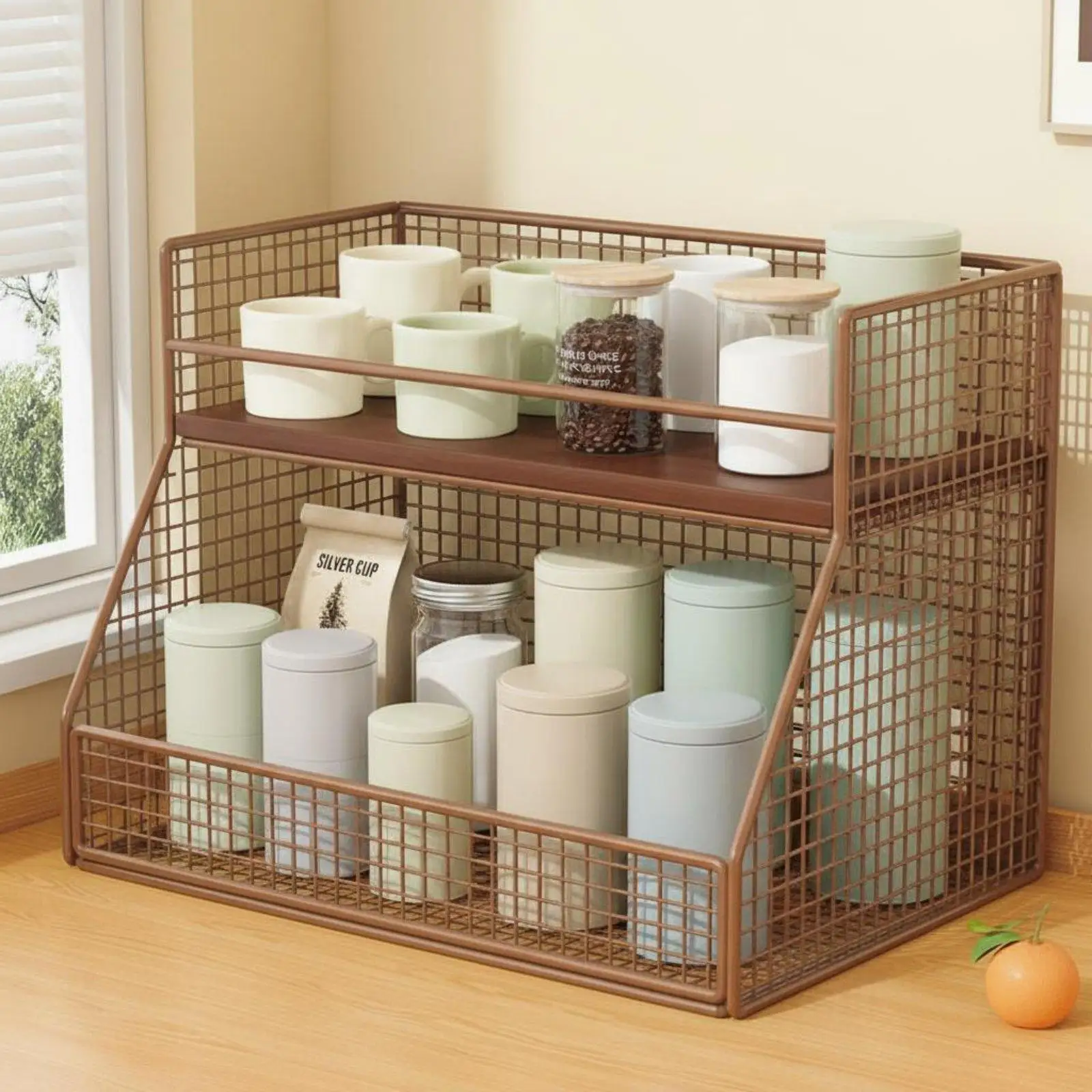 Organizador multicapa para accesorios de gatos y perros