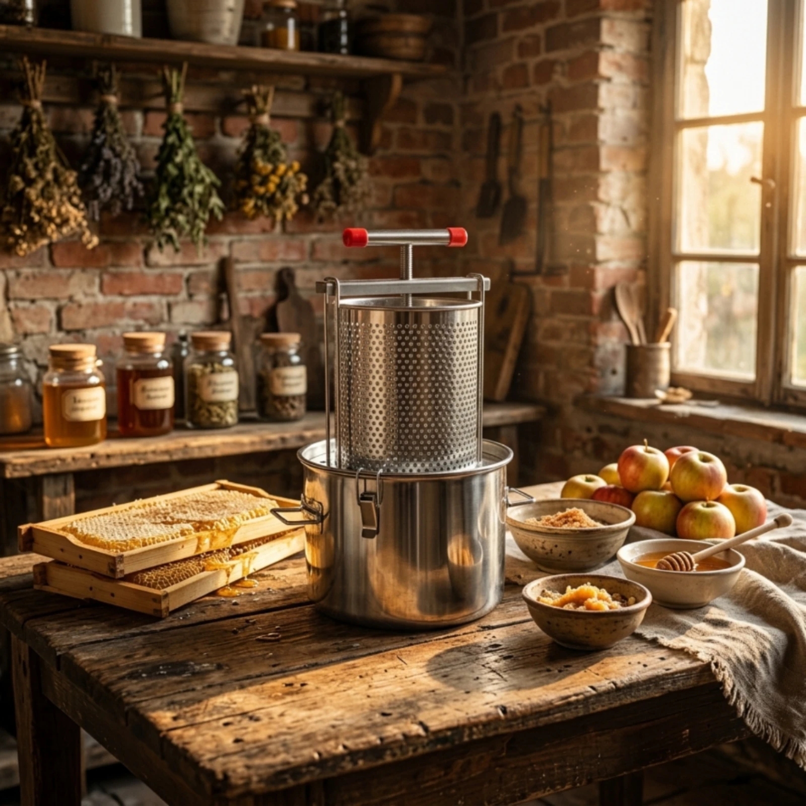 Prensa jugo manual acero inoxidable con contenedor – Extractor mesa - imagen 5