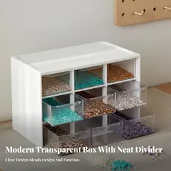 Organizador Transparente con Cajones para Mascotas – Almacén para Accesorios