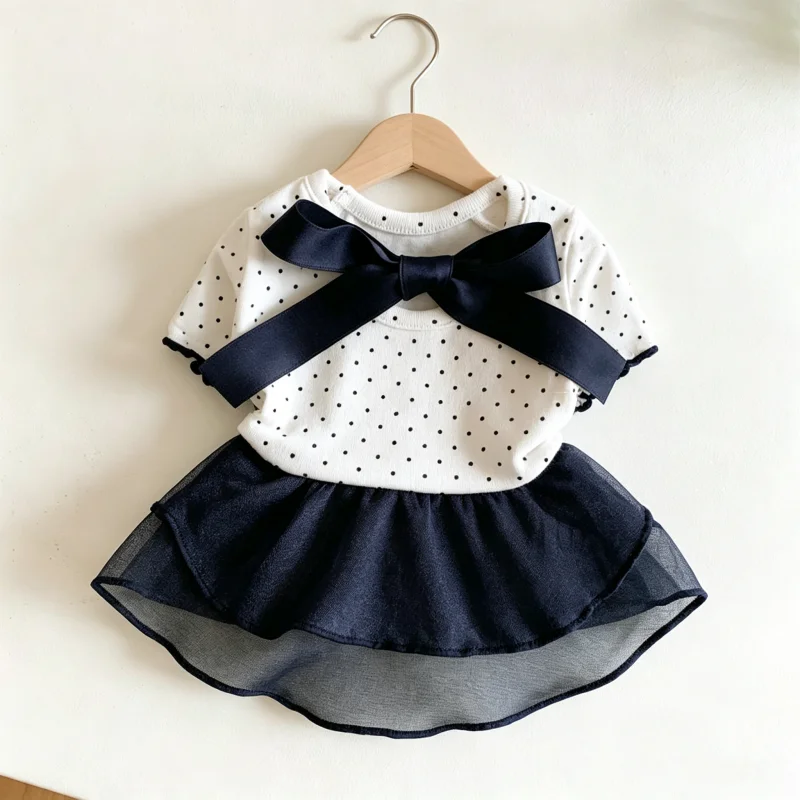 Ropa de verano para perros: vestido con lazo, falda Chihuahua y Bichón - imagen 4