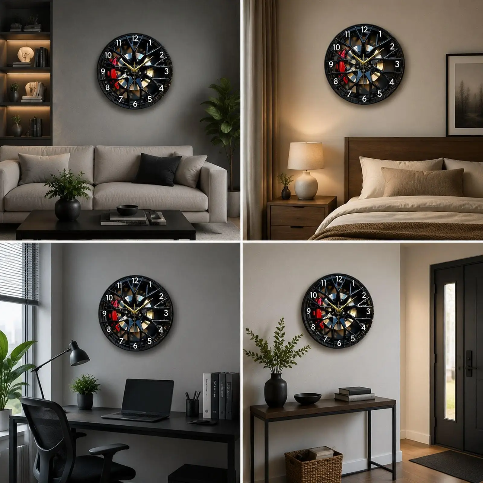 Reloj de pared silencioso para gatos y perros – diseño redondo - imagen 5